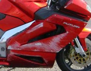 A bit of scuffing