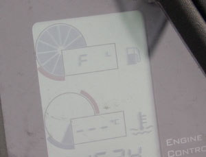 Futura fuel gauge
