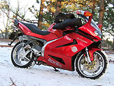Meanstrk's Futura in the snow
