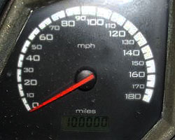 The proof. 100,000 miles on the clock.